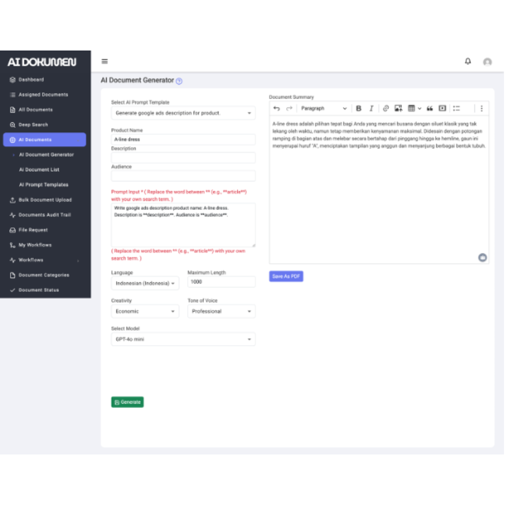 AI Text Summarizer